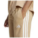 Adidas Γυναικείο παντελόνι φόρμας Essentials 3-Stripes French Terry Cuffed Pants